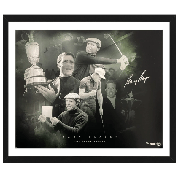 Gary Player Signed & Framed “The Black Knight” - Golf