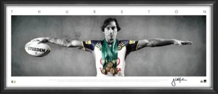 North Queensland Cowboys - Johnathan Thurston Facsimile Signed Mini Wings