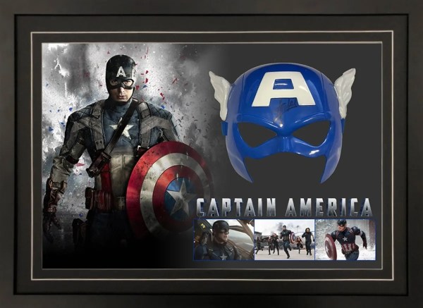 Captain America Signed Mask